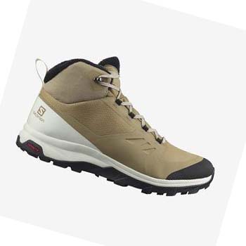 Salomon OUTSNAP CLIMASALOMON™ WATERPROOF Zimne Cizmy Panske Hnede | SK 2240GSO